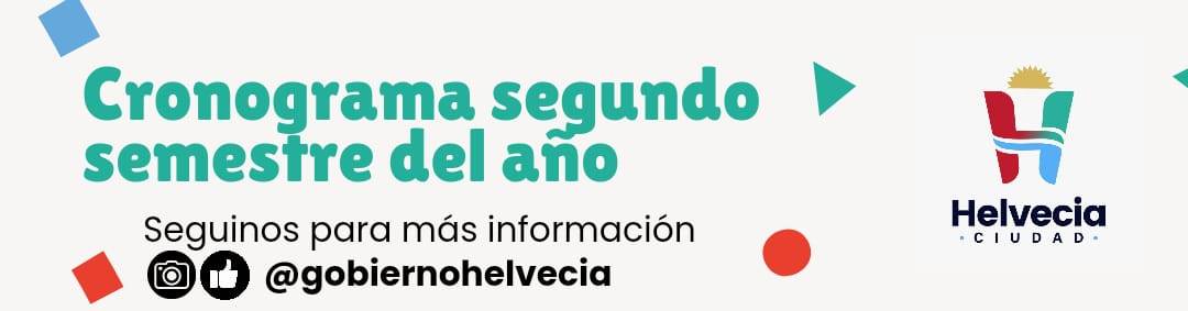 Cronograma de eventos segundo semestre