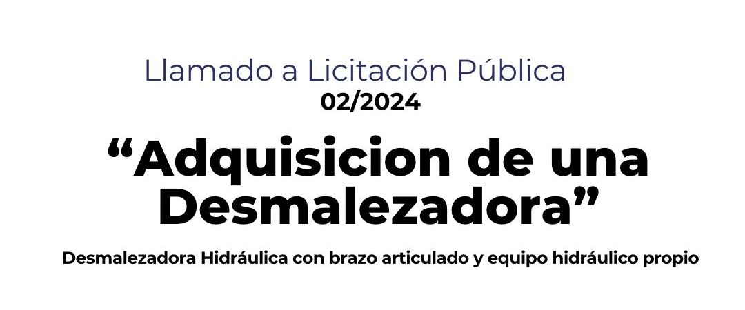 Licitación Pública 02/2024