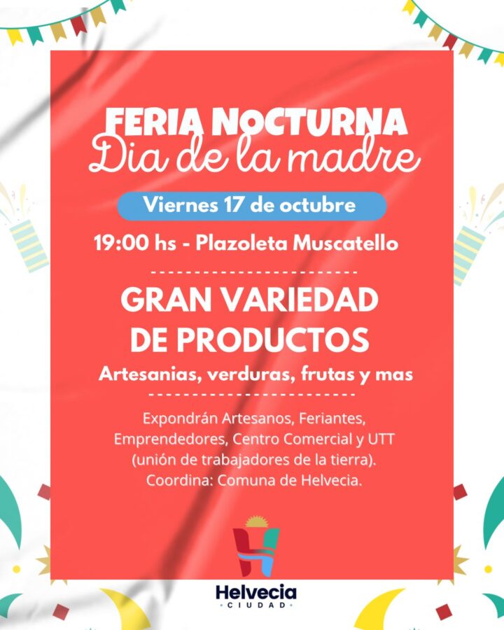 Feria Nocturna Día de la Madre